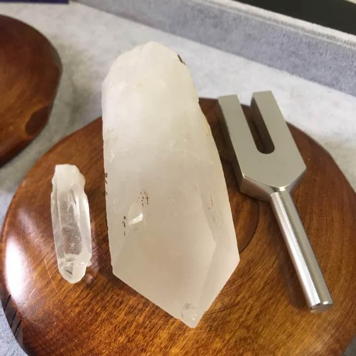 ★特選オンリー１★クリスタルチューナー【ヒマラヤ水晶六角柱セット】P付き♥⑧ ☆特選オンリー1☆クリスタルチューナー【ヒマラヤ水晶六角柱セット